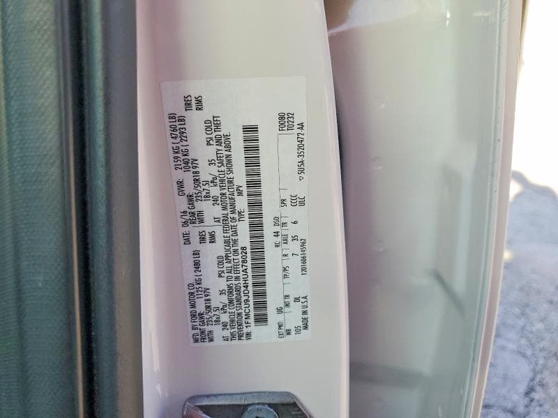 2017 FORD ESCAPE TITANIUM 13