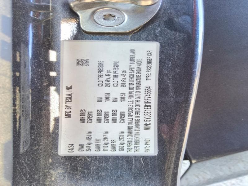 2024 TESLA MODEL 3 13