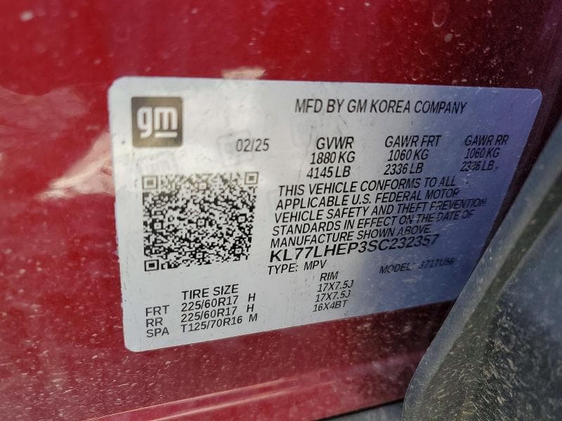 2025 CHEVROLET TRAX 1LT 14