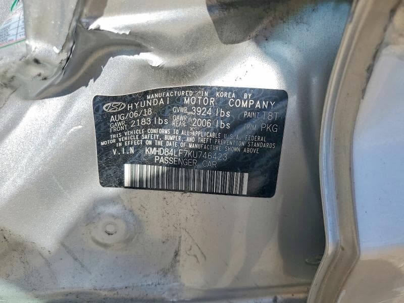 2019 HYUNDAI ELANTRA SEL 12