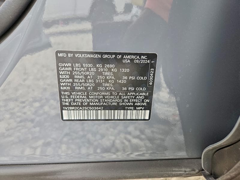 2025 VOLKSWAGEN ATLAS SEL 13