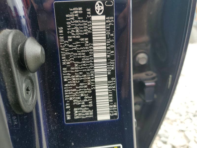 2023 TOYOTA COROLLA LE 13