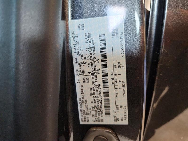 2020 FORD ESCAPE SE 13