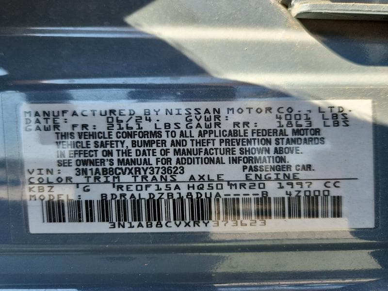2024 NISSAN SENTRA SV 13