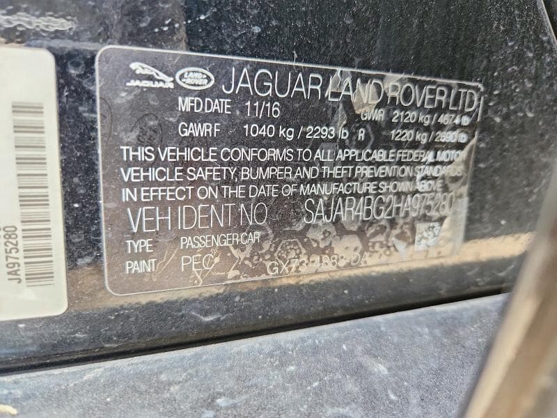 2017 JAGUAR XE 12