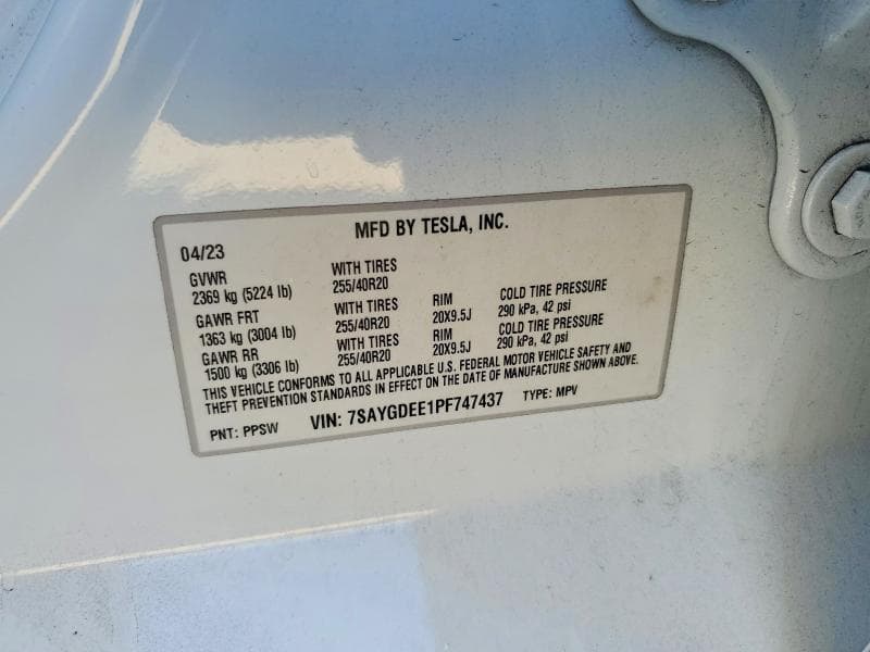 2023 TESLA MODEL Y 13
