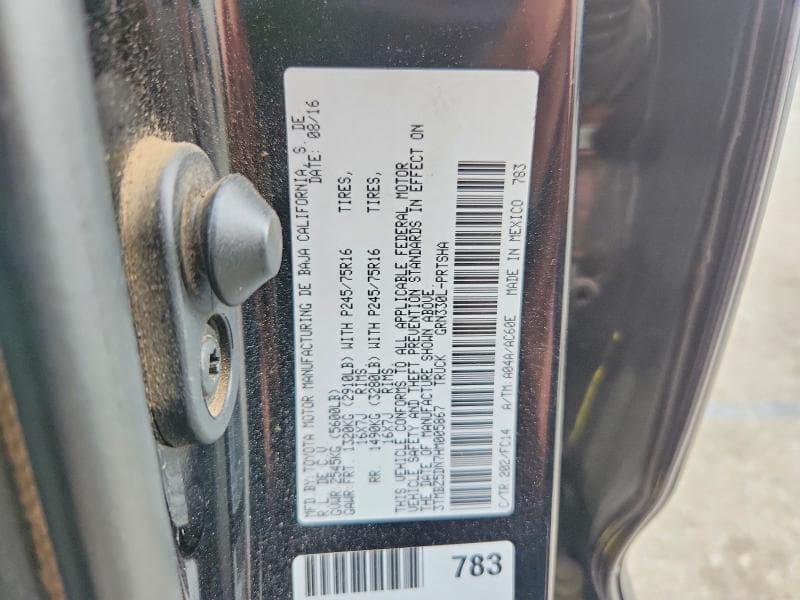 2017 TOYOTA TACOMA SR5 V6 13
