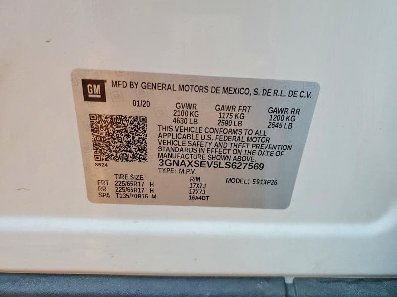 2020 CHEVROLET EQUINOX LS 13