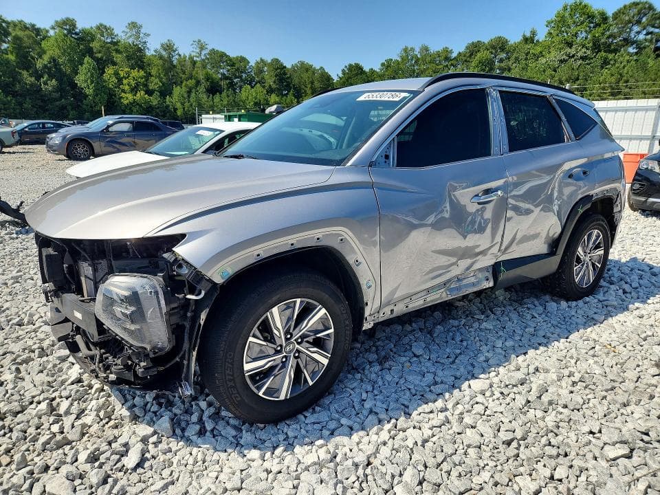 2022 HYUNDAI TUCSON BLUE - 1