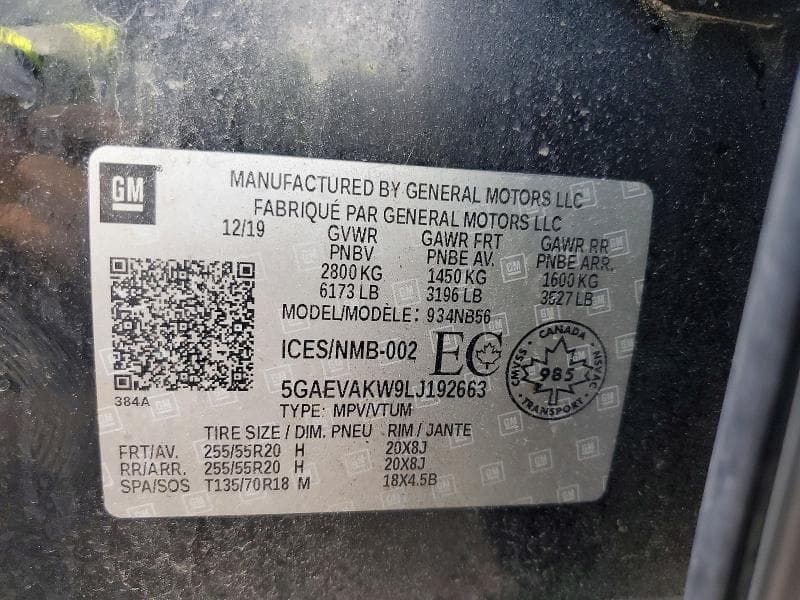 2020 BUICK ENCLAVE ESSENCE 13