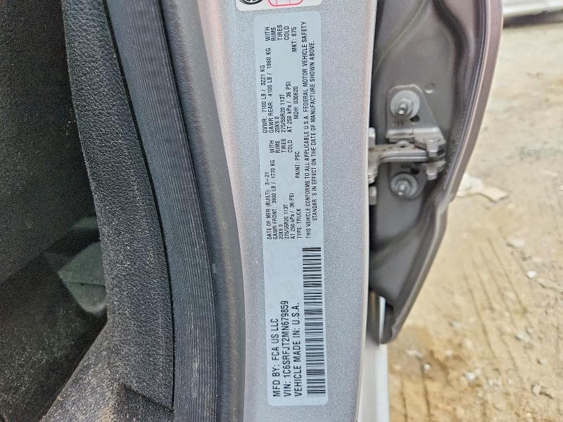 2021 RAM 1500 LARAMIE 12