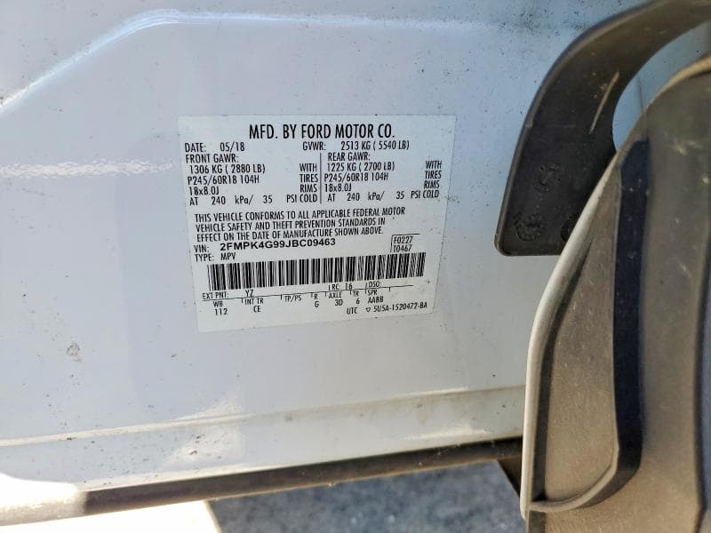 2018 FORD EDGE SE 13