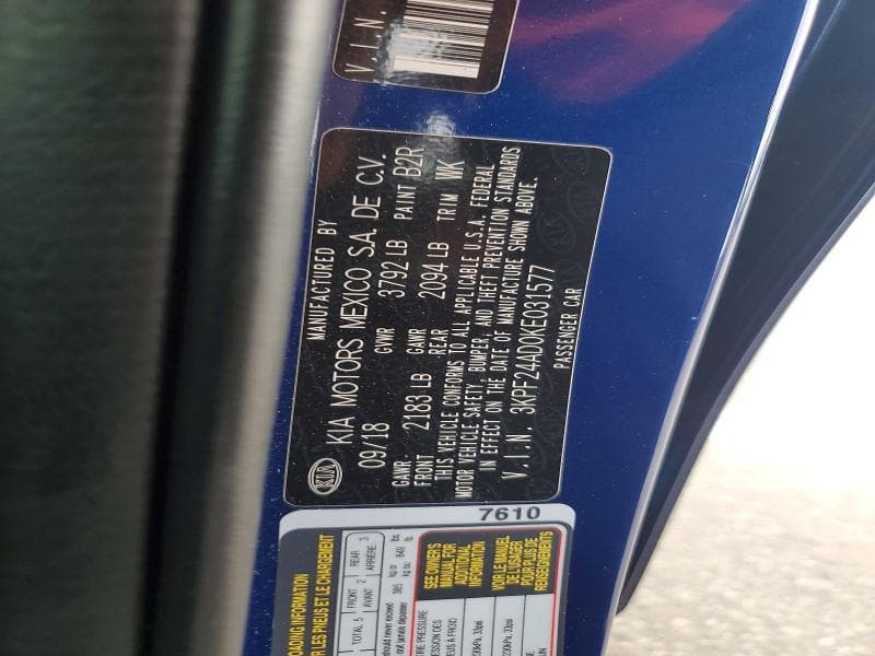 2019 KIA FORTE LXS 12
