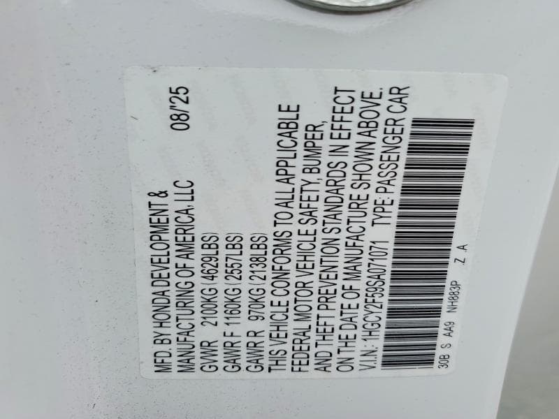 2025 HONDA ACCORD HYBRID SPORT 12
