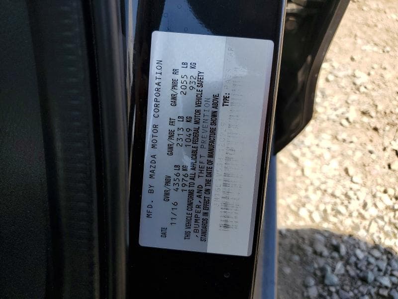 2017 MAZDA 6 TOURING 12