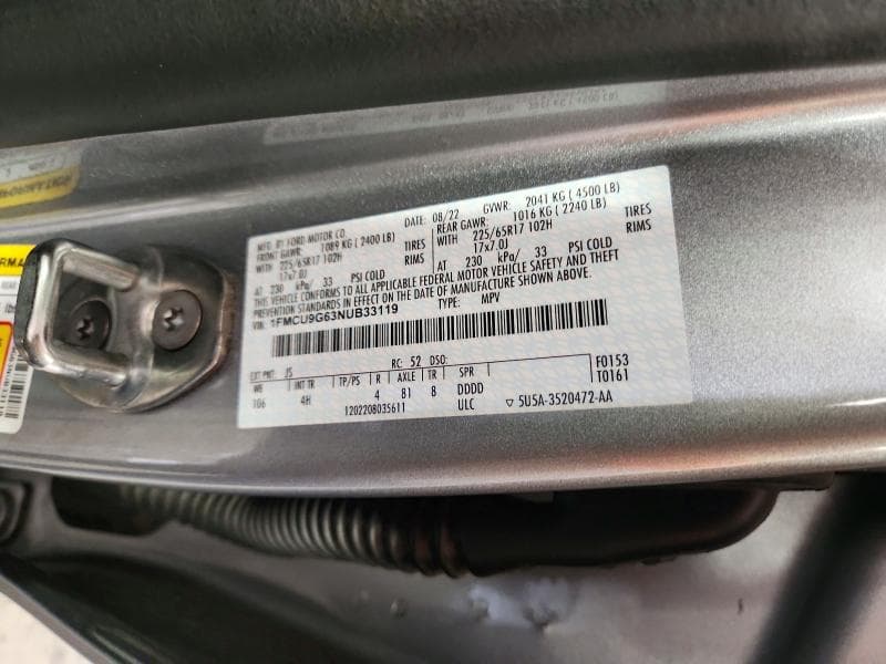 2022 FORD ESCAPE SE 13