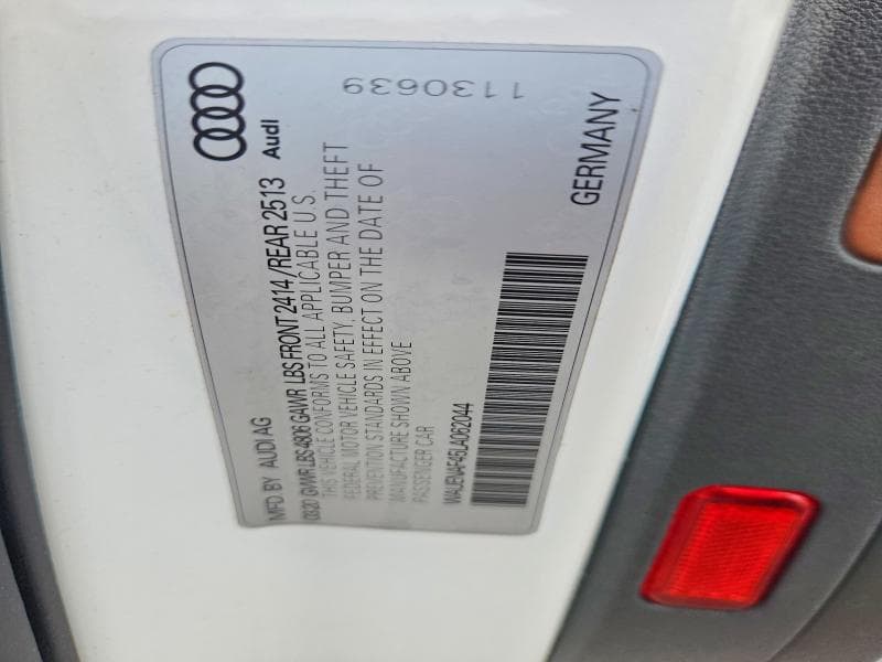 2020 AUDI A4 PREMIUM PLUS 12