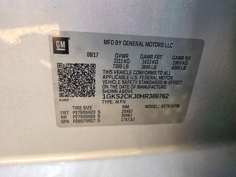 2017 GMC YUKON DENALI 13