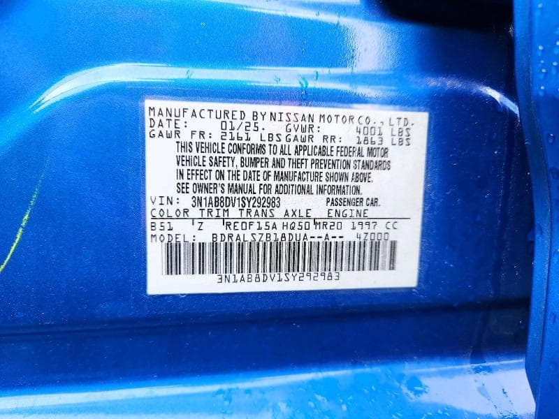 2025 NISSAN SENTRA SR 12