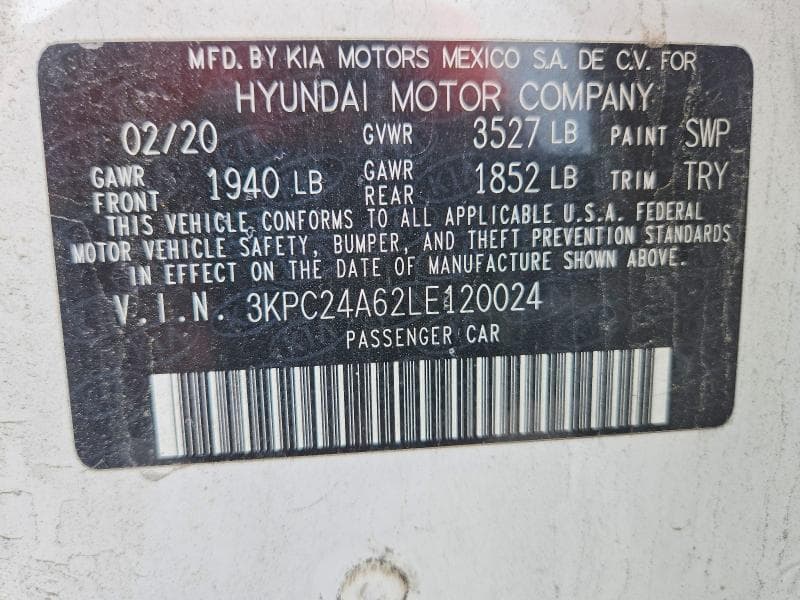 2020 HYUNDAI ACCENT SE 13