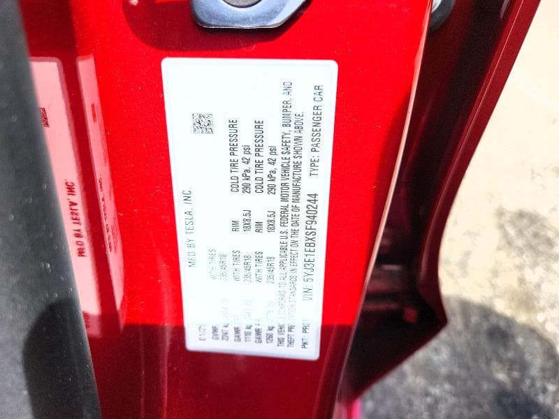2025 TESLA MODEL 3 12