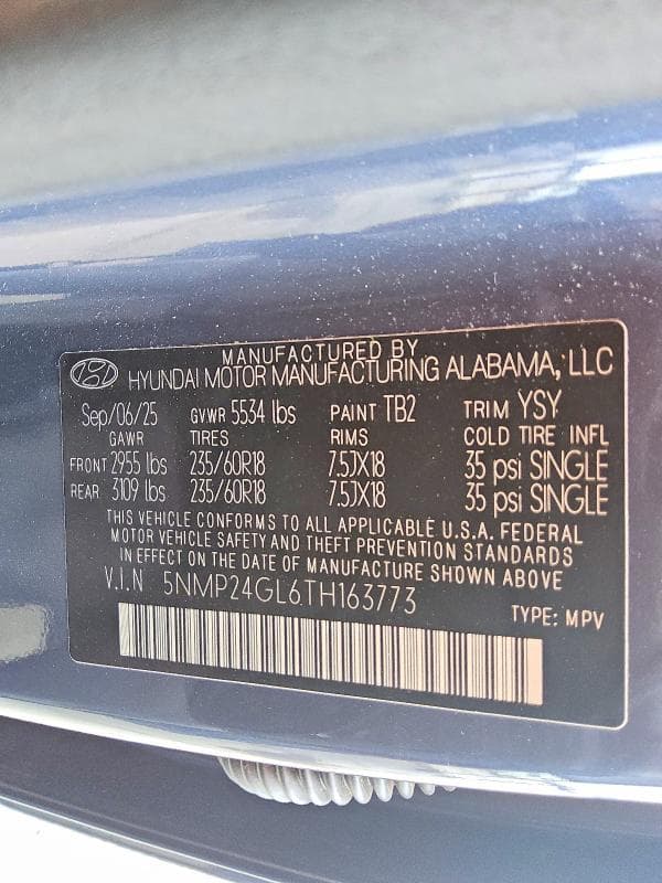 2026 HYUNDAI SANTA FE SEL 14