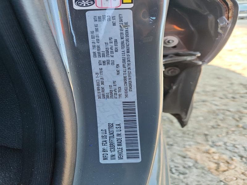 2020 RAM 1500 BIG HORN/LONE STAR 12