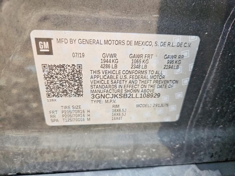 2020 CHEVROLET TRAX LS 12