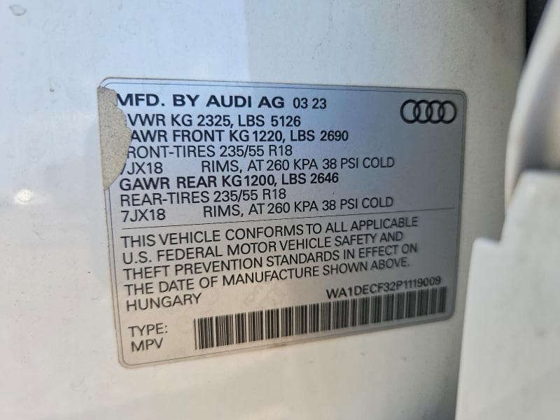 2023 AUDI Q3 PREMIUM S LINE 45 13