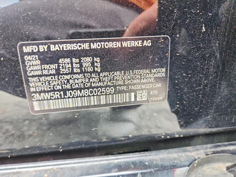 2021 BMW 330I 12