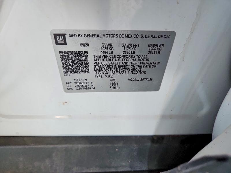 2020 GMC TERRAIN SLE 13