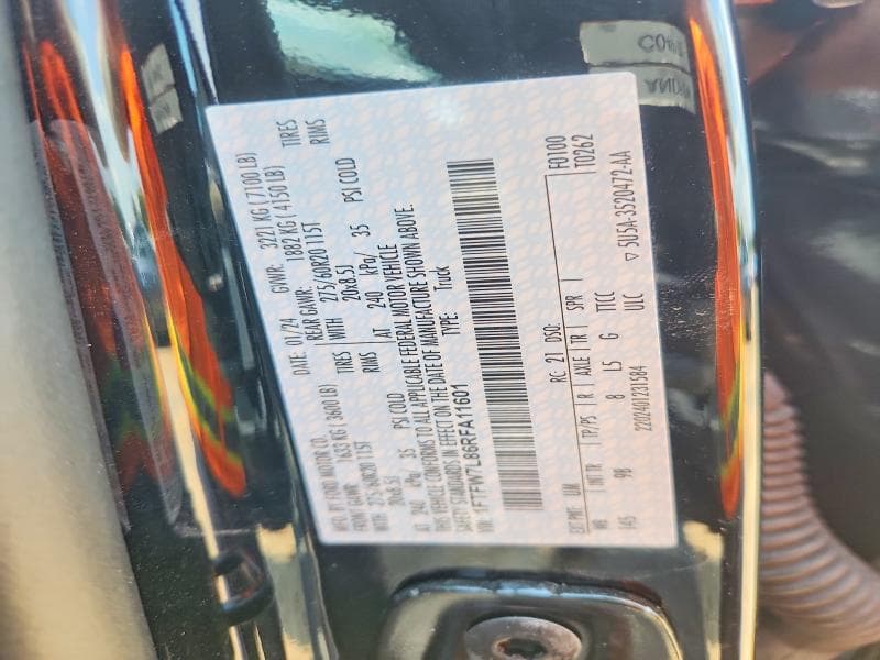 2024 FORD F150 PLATINUM 13