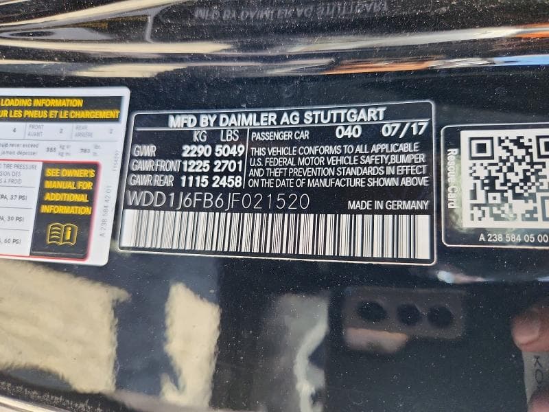 2018 MERCEDES-BENZ E 400 12