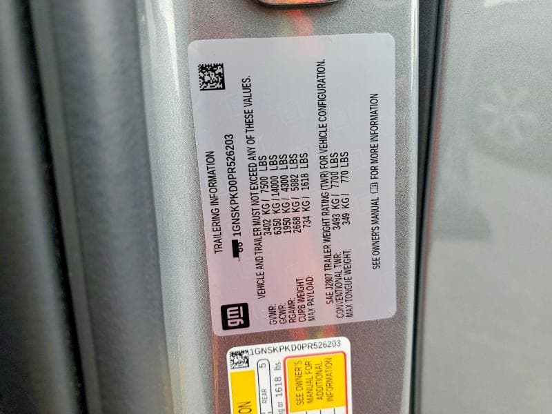 2023 CHEVROLET TAHOE K1500 Z71 13