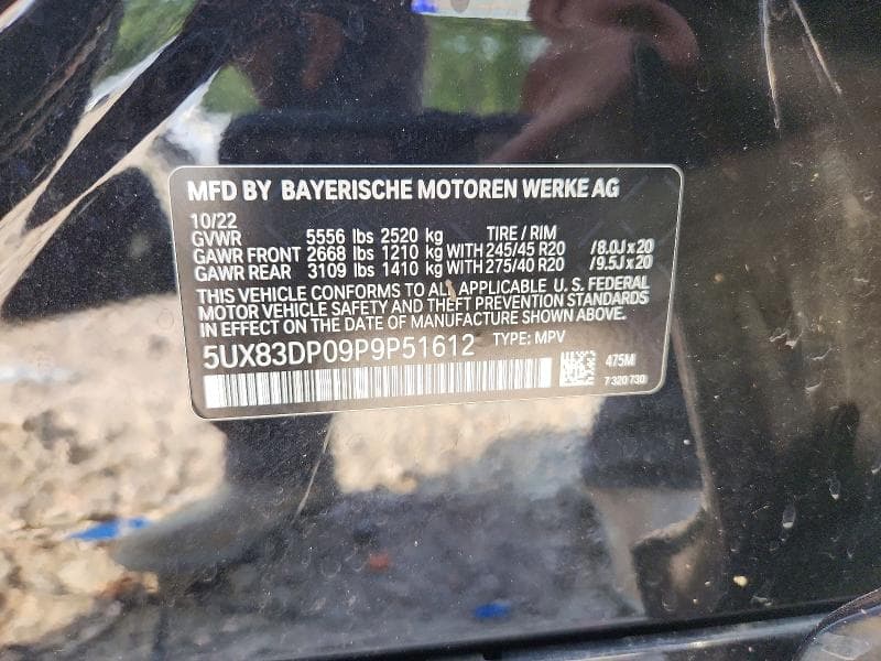2023 BMW X3 M40I 12