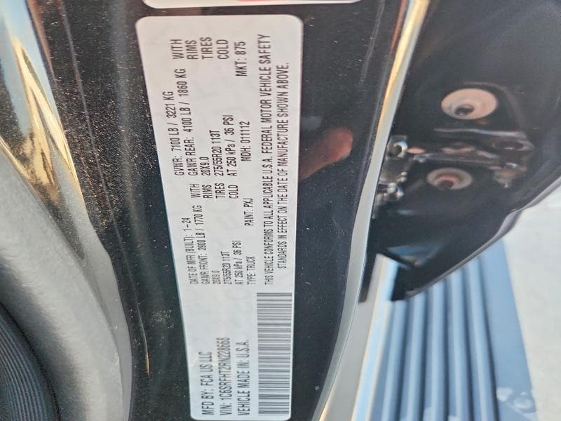 2024 RAM 1500 LIMITED 12