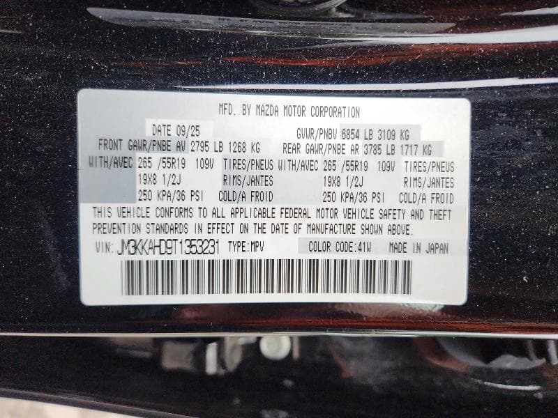2026 MAZDA CX-90 SELECT 14