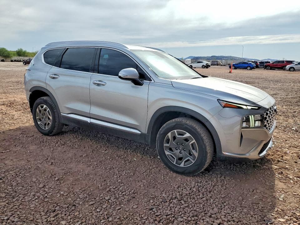 2022 HYUNDAI SANTA FE BLUE 4
