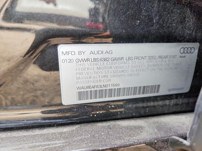 2020 AUDI A8 L 12