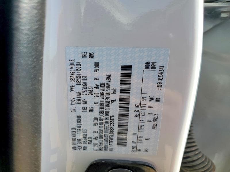 2025 FORD F150 KING RANCH 12