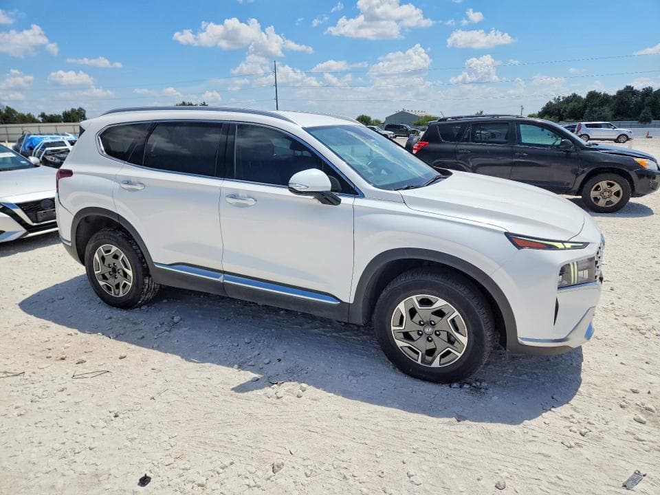2022 HYUNDAI SANTA FE BLUE 4