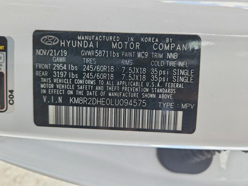 2020 HYUNDAI PALISADE SEL 13
