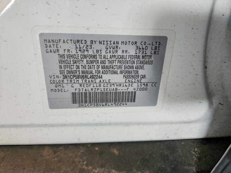 2024 NISSAN KICKS S 14