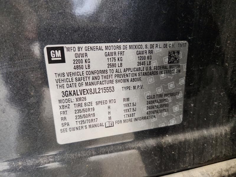 2018 GMC TERRAIN SLT 13