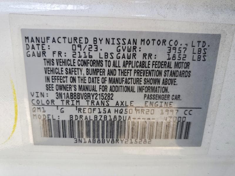 2024 NISSAN SENTRA S 13