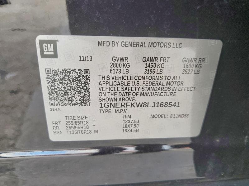 2020 CHEVROLET TRAVERSE LS 13