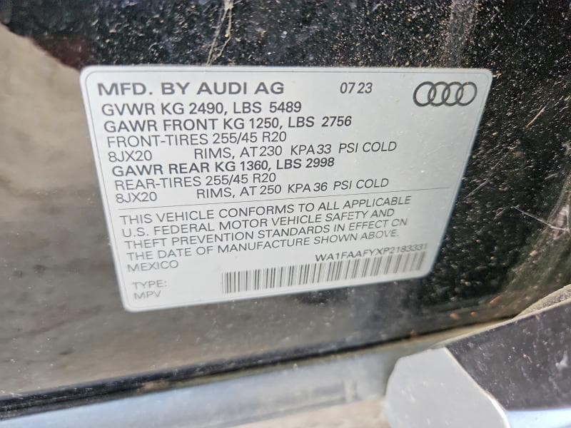 2023 AUDI Q5 PRESTIGE 45 13