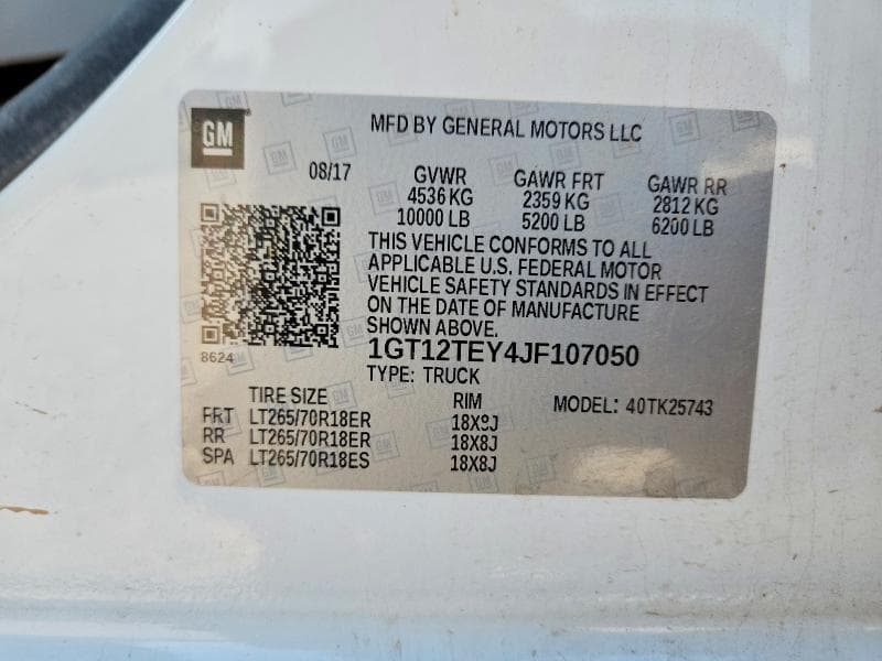 2018 GMC SIERRA K2500 SLT 12