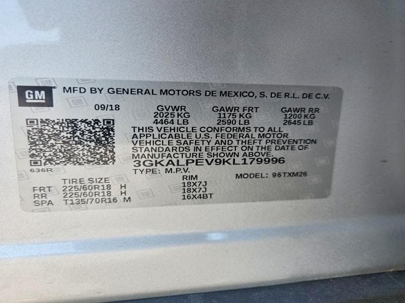 2019 GMC TERRAIN SLT 13