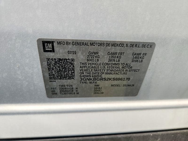 2019 CHEVROLET BLAZER 2LT 13